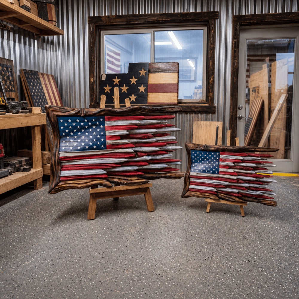 🇺🇸100% Handcrafted Wooden American Flag🇺🇸