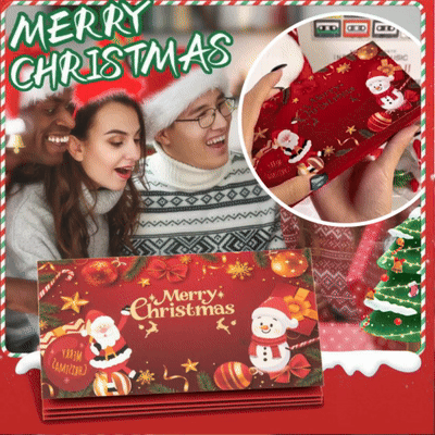 🎅$9.99 On Sale Today Only💵Christmas Cash Gift Envelope– A creative way to give cash this Christmas!