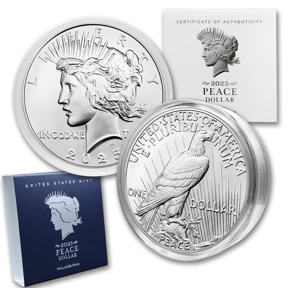 💥 Last 10 Sets Left! Complete 1921–1935 Peace Silver Dollar Set • 10 Pcs • MS65💰