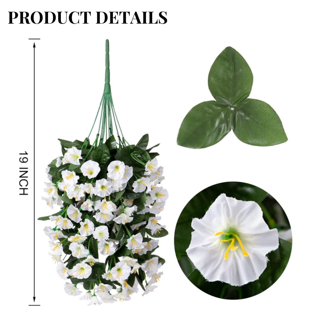 🔥On Sale🔥Artificial Faux Hanging Flowers Plants - Set of 2 pcs