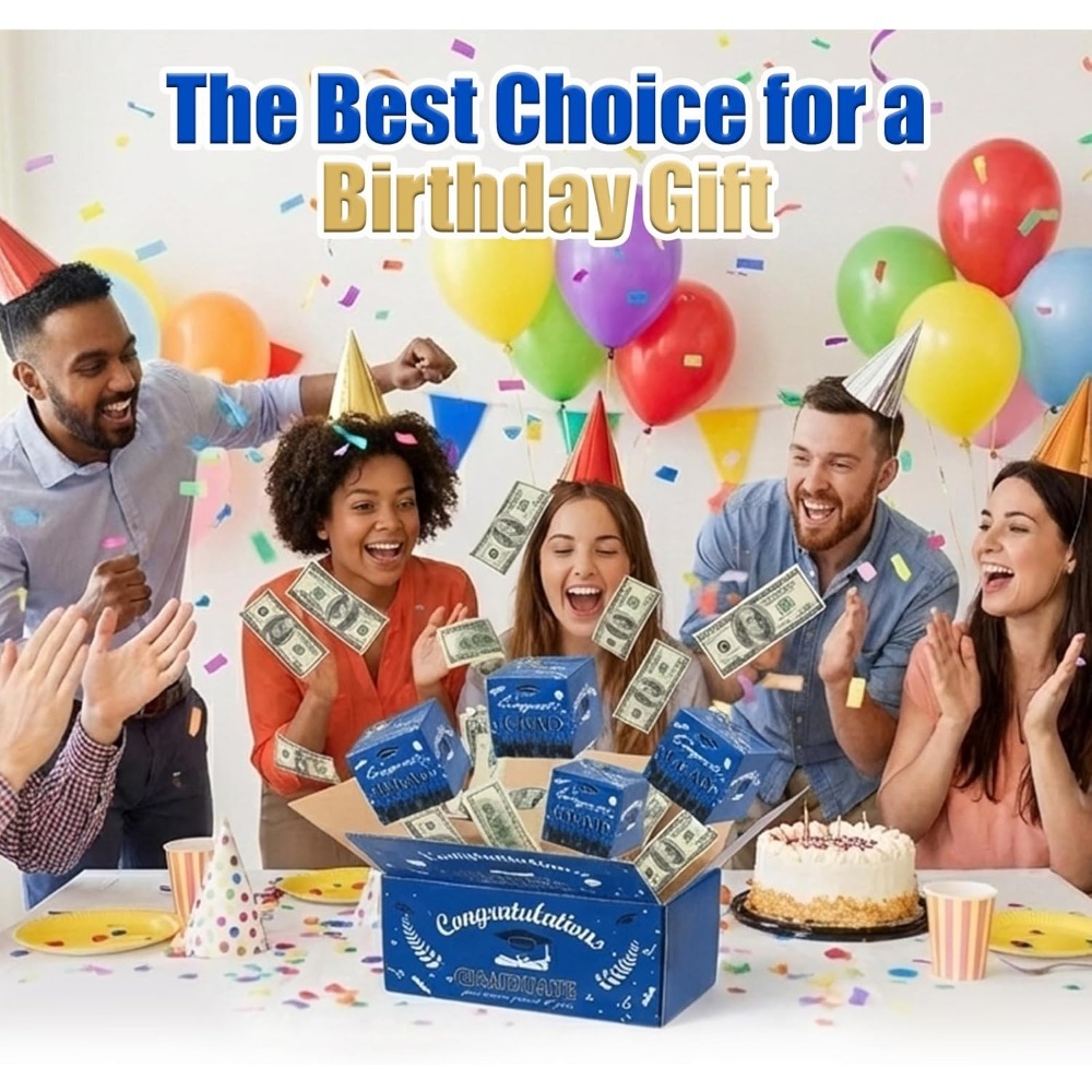 2026 Graduation Surprise Pop-Up Gift Box – Exploding Money Box & Celebration Gift Set