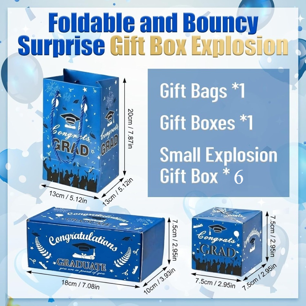 2026 Graduation Surprise Pop-Up Gift Box – Exploding Money Box & Celebration Gift Set