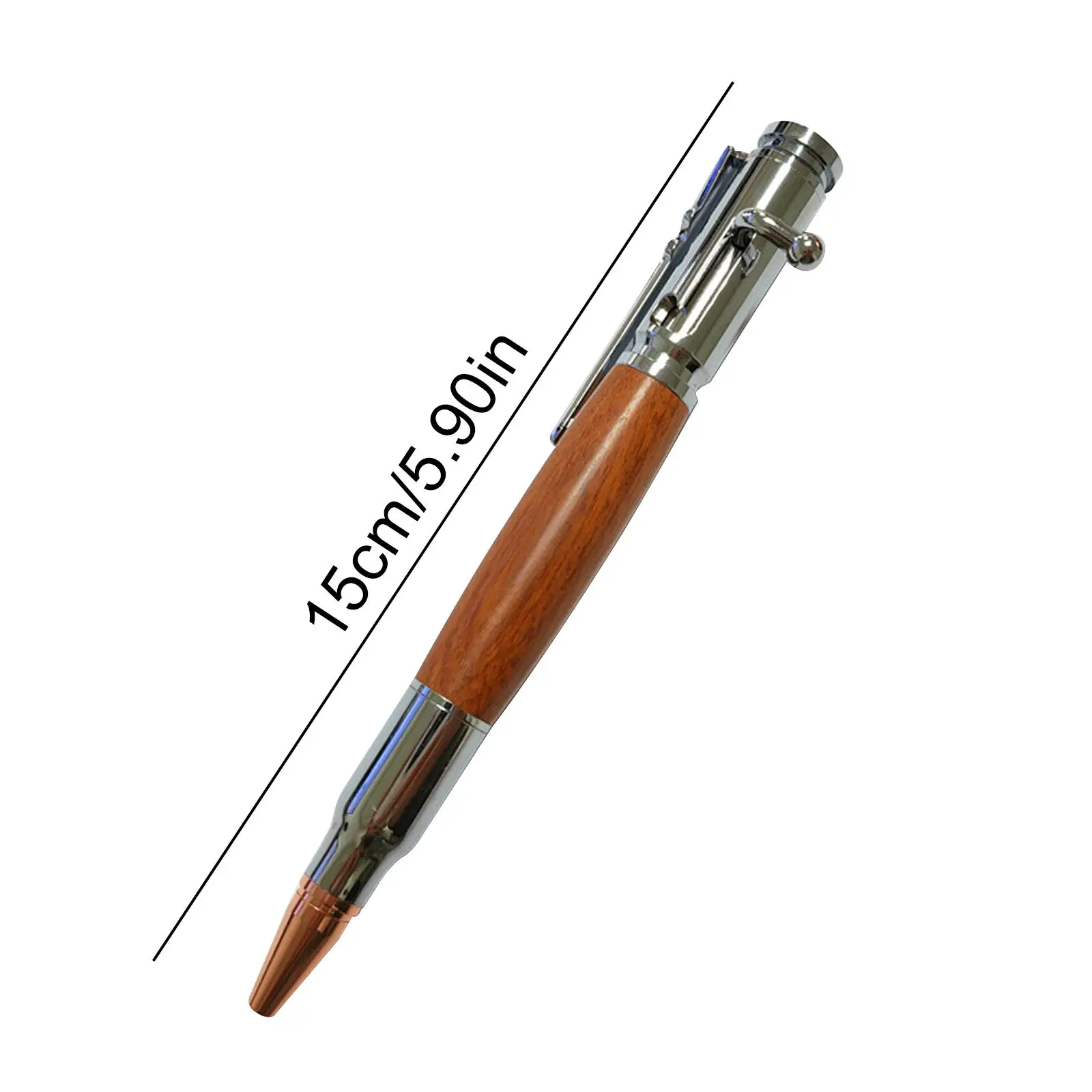 💥🖊100% Handmade Bolt Action Wooden Bullet Pen | Crafted From Real Wood & Bullet Casing