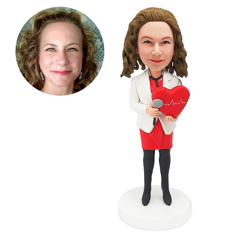 customized bobblehead figure female psychologist