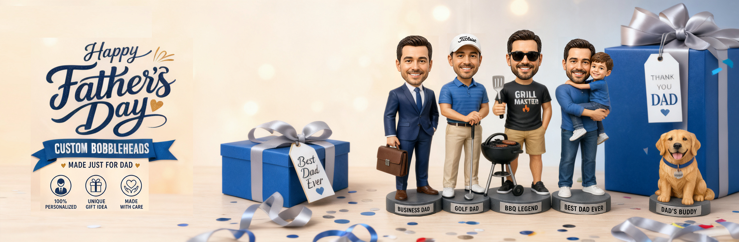 {"default":"Custom Bobblehead as amazing Father's Day Gift"}
