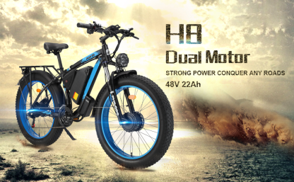 🎉( CLEARANCE SALE ) 🎉✨Wide tire electric bike with 2000W 48V/17.5Ah removable battery 35MPH✨