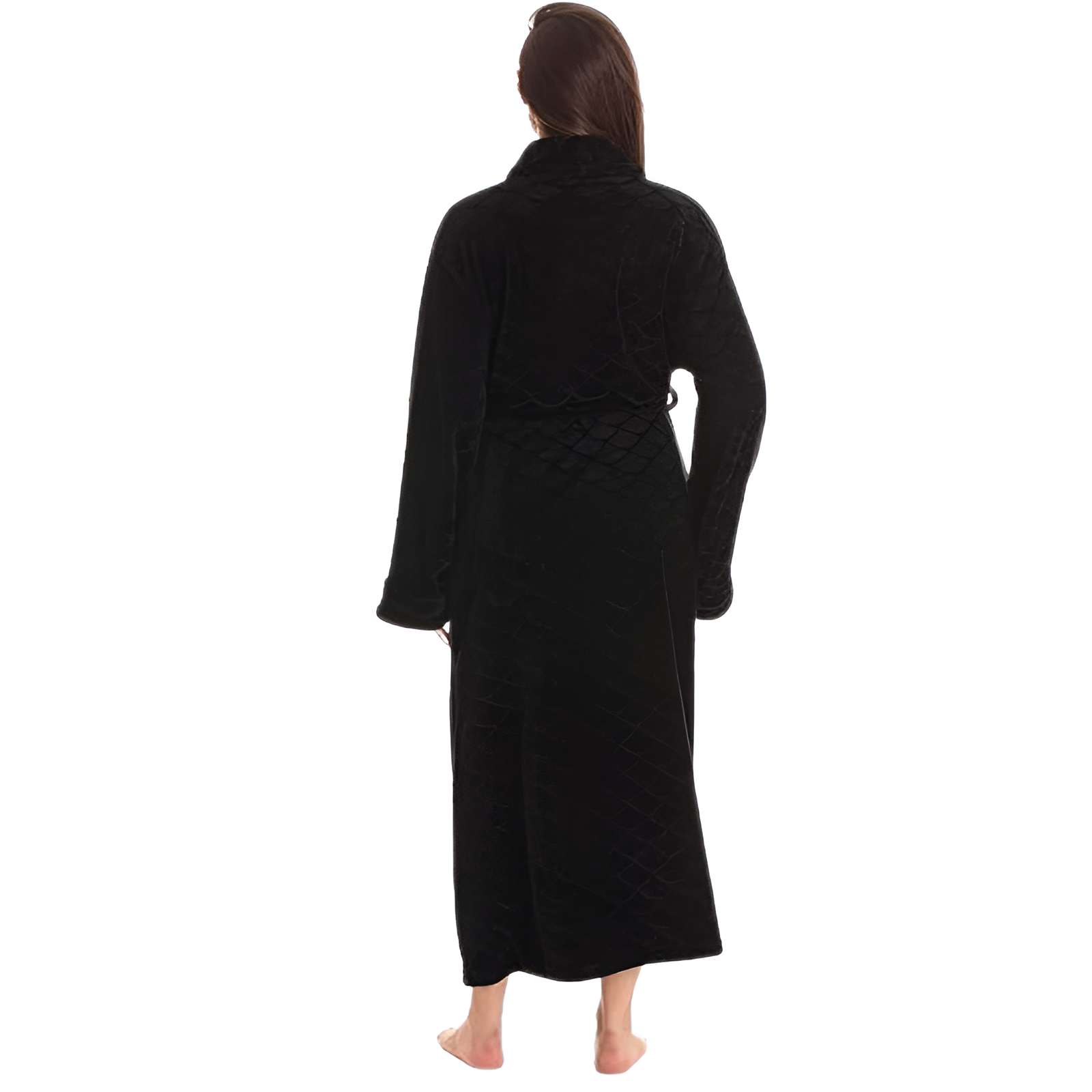 Kimono Design Hooded Bathrobe For Women