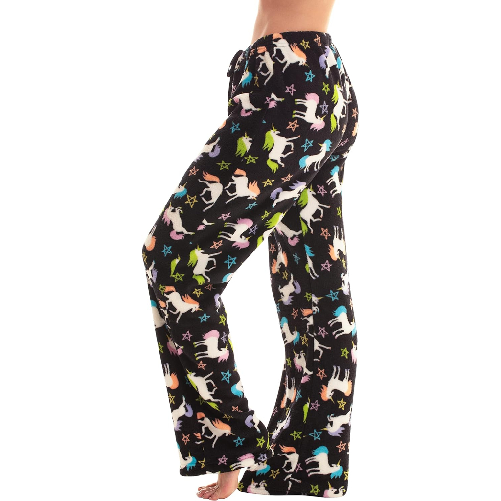 Plush Pajama Pants For Women For Night Wear