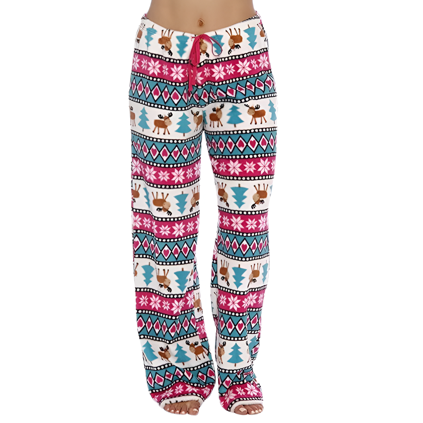 Pajama Pants With Printed Design For Nightwear For Women