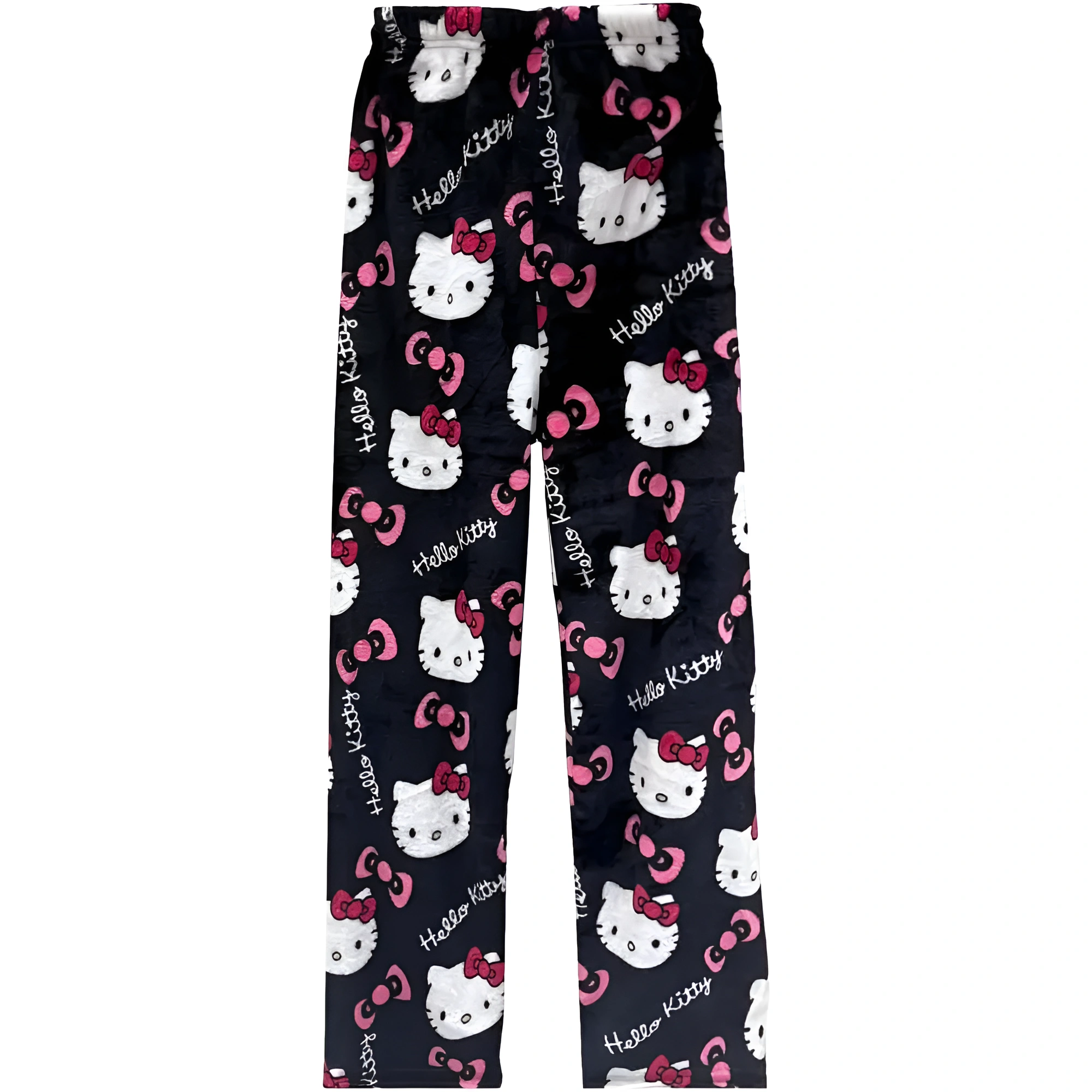 Cartoon Cat Print Pajama Pants