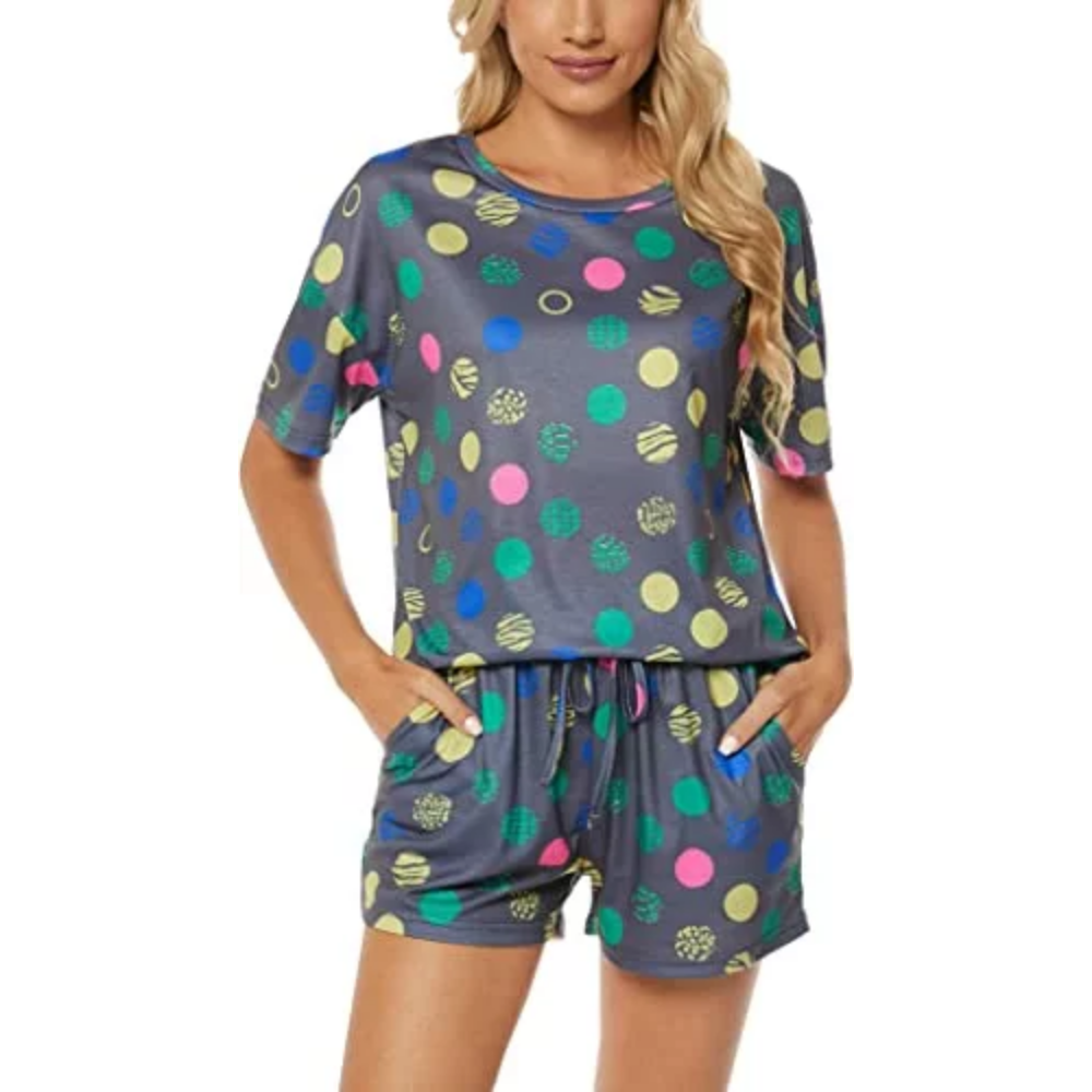 Women's Soft Knitted  Summer PajamasWomen's Soft Knitted  Summer Pajamas - View 12