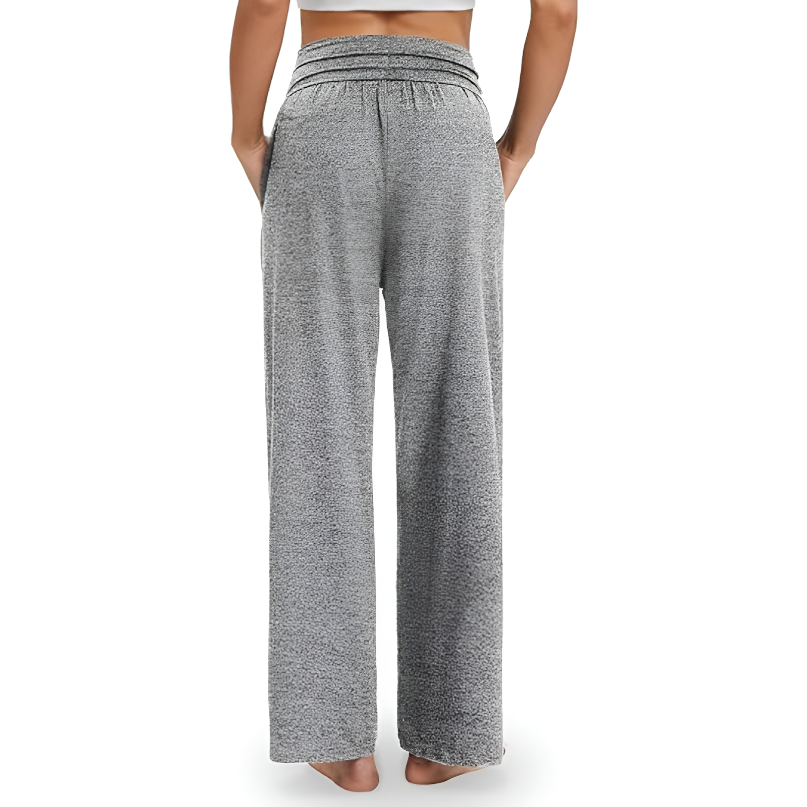 Wide Lounge Yoga Pajama Pants With Pockets
