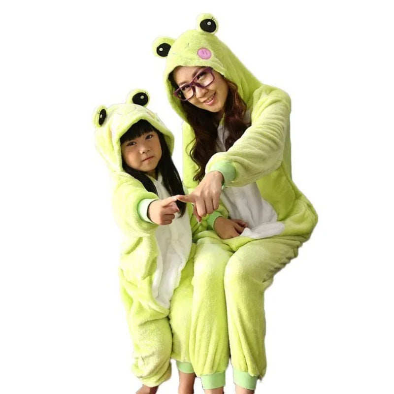 Cozy Animal Themed Christmas Onesie SetCozy Animal Themed Christmas Onesie Set - Image 3