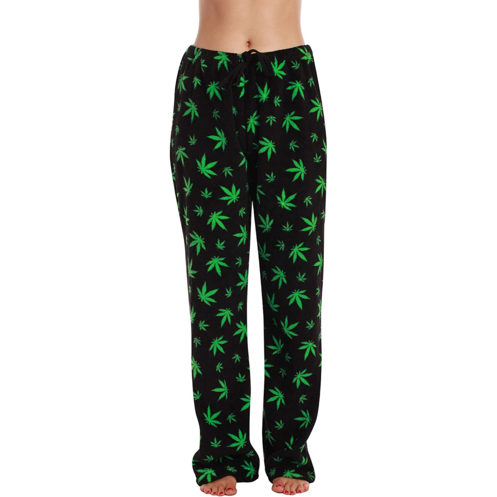 Plush Pajama Pants For Women For Night Wear