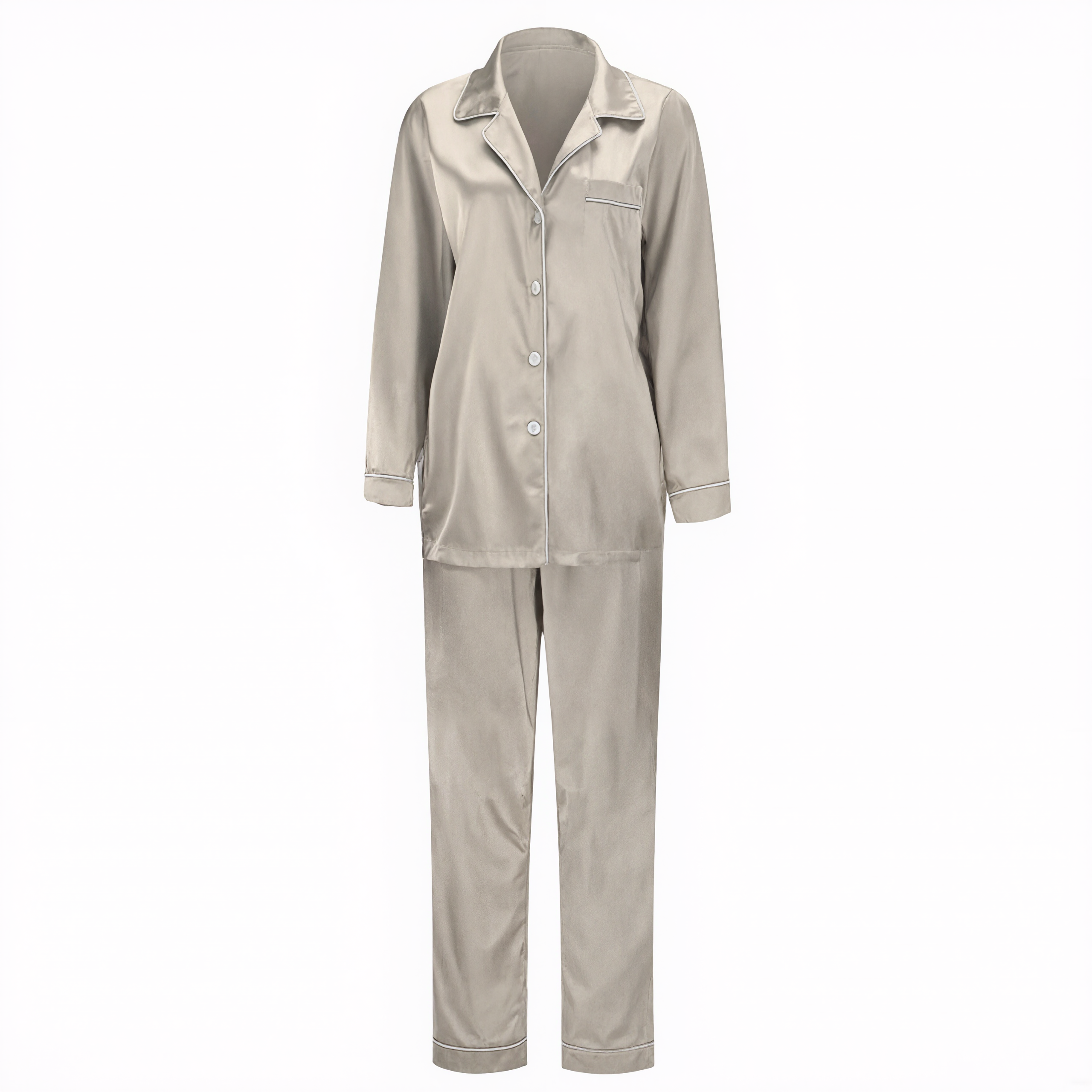 Matching Family Plain Pajamas Sets