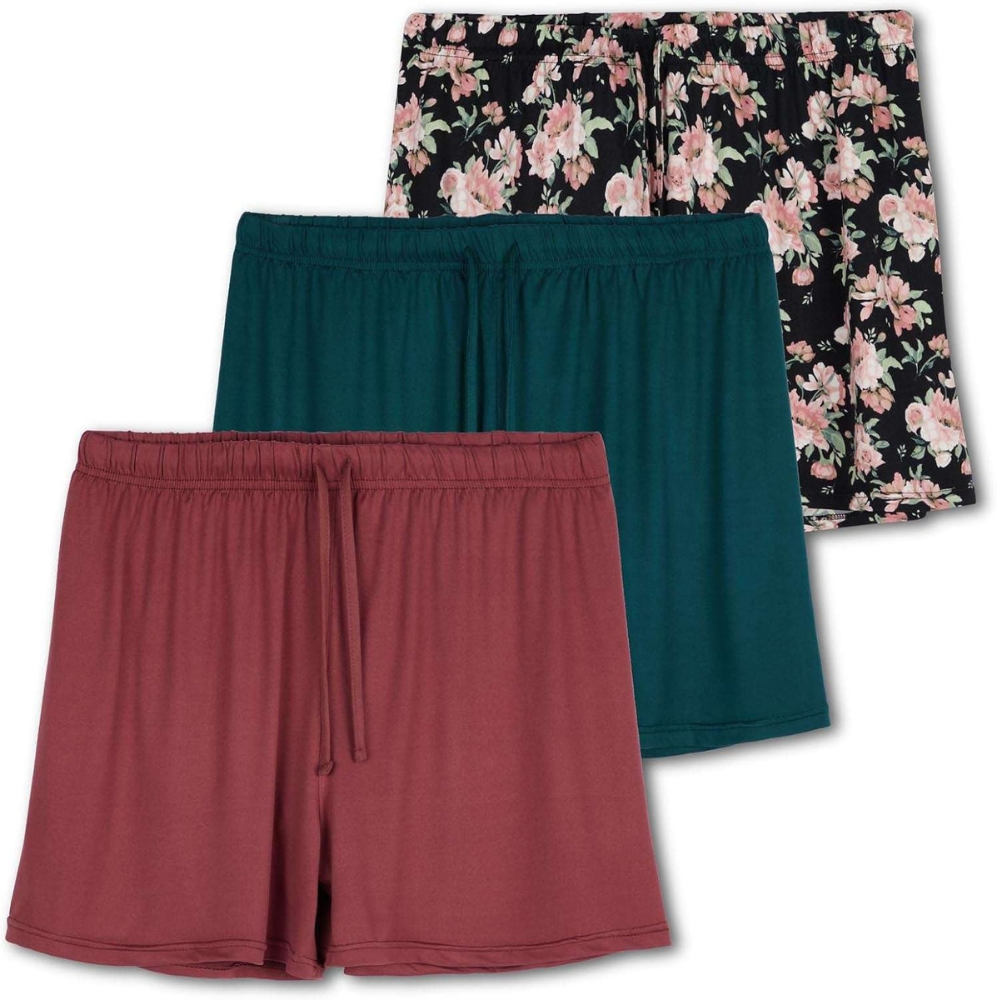 Pack Of 3 Pajama Shorts With Pockets