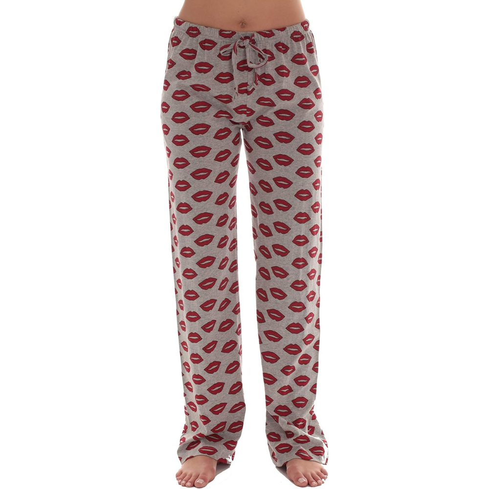 Printed Pajama Pants With Drawstring Band