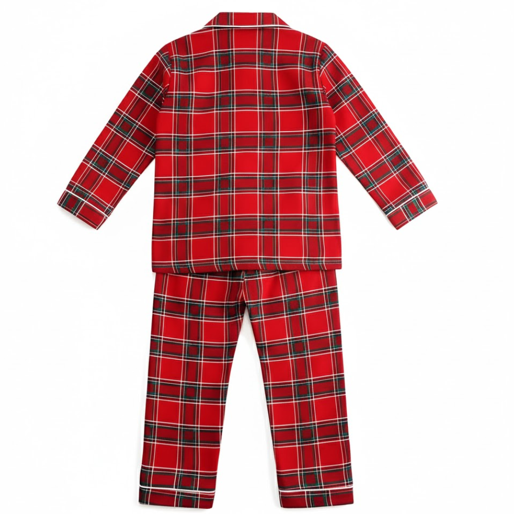 Christmas Cotton Pajama Set For Kids