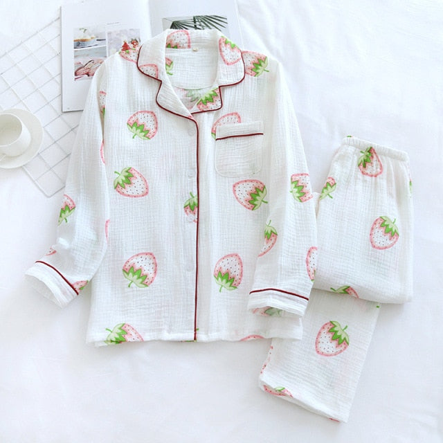 The Floral Fruity Light Original Pajamas-Original Pajamas