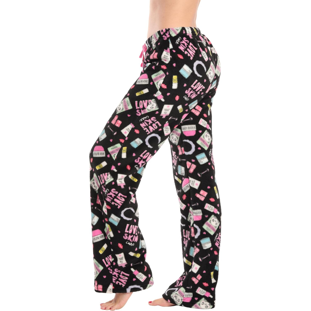 Plush Pajama Pants For Women For Night Wear