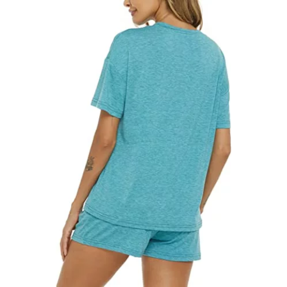 Women's Soft Knitted  Summer PajamasWomen's Soft Knitted  Summer Pajamas - View 4