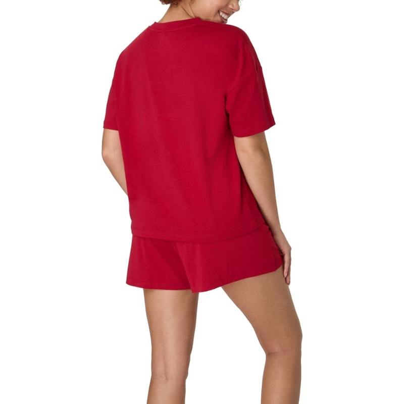 Boxy Tee And Sleep Shorts Set