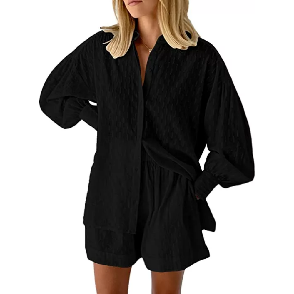 Short Sleeve Summer Pajamas For WomenShort Sleeve Summer Pajamas For Women - View 4