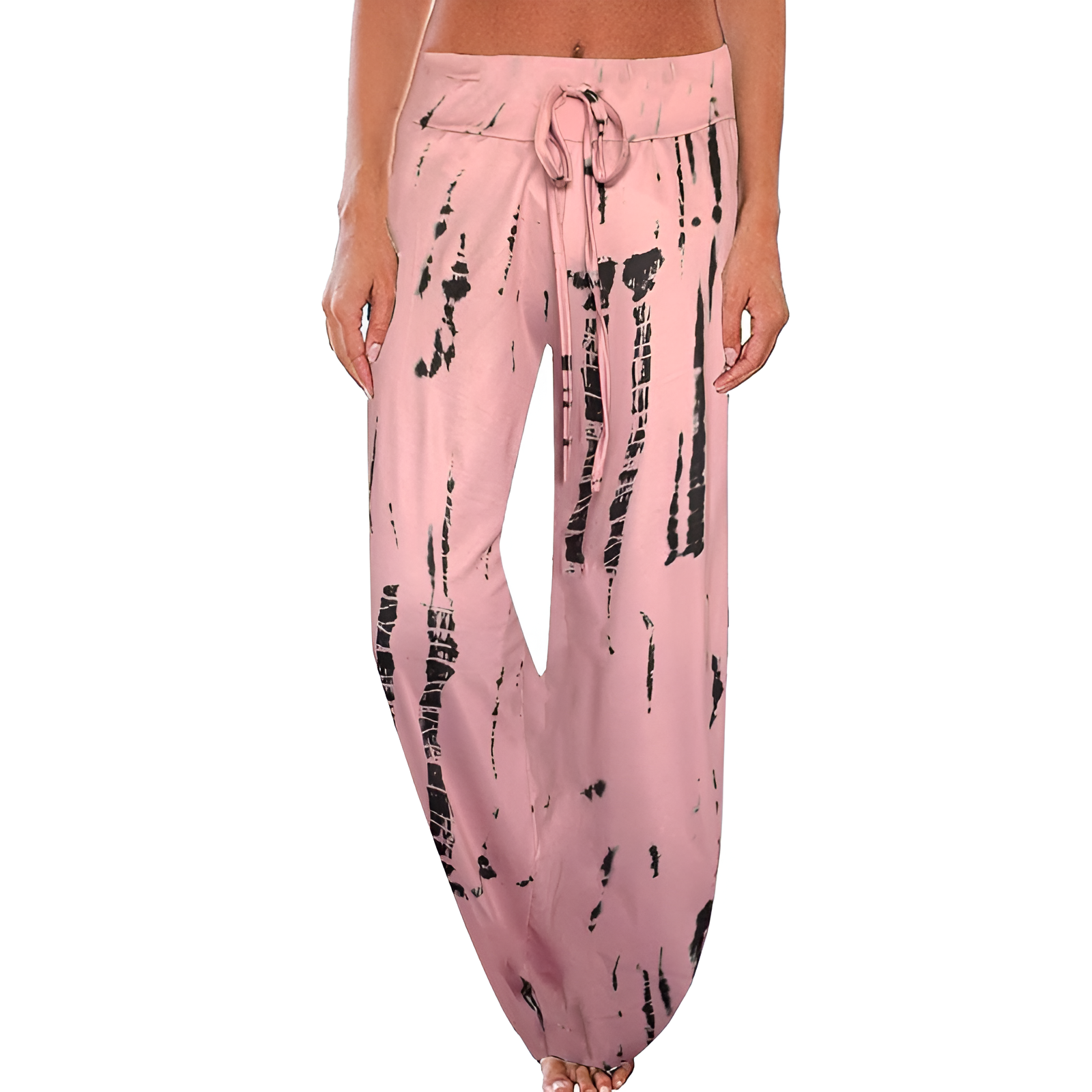 Wide Design With Drawstring Lounge Pajama Pants