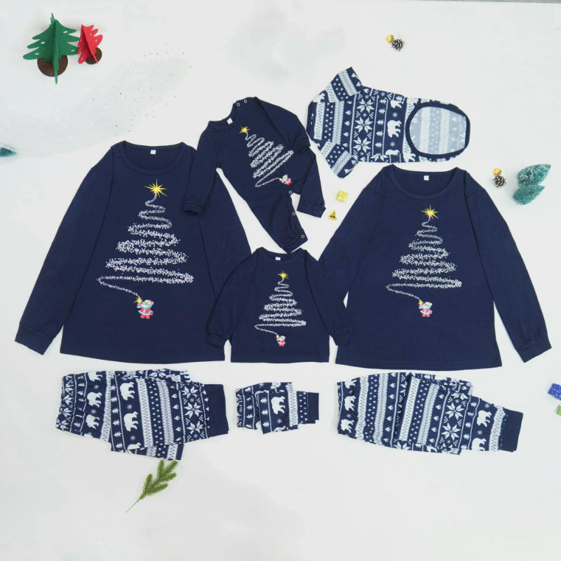 Firework Printed Christmas Festive Family Matching Pajama SetFirework Printed Christmas Festive Family Matching Pajama Set - Image 3
