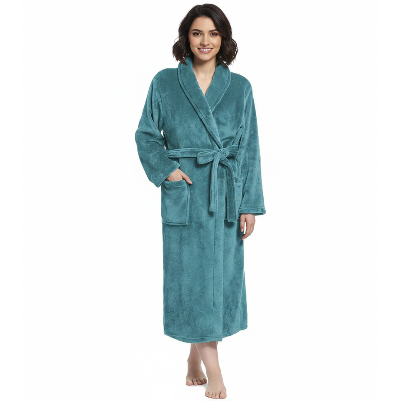 Robes For Women Premium Fleece Womens Robe Cozy Warm Bathrobe
