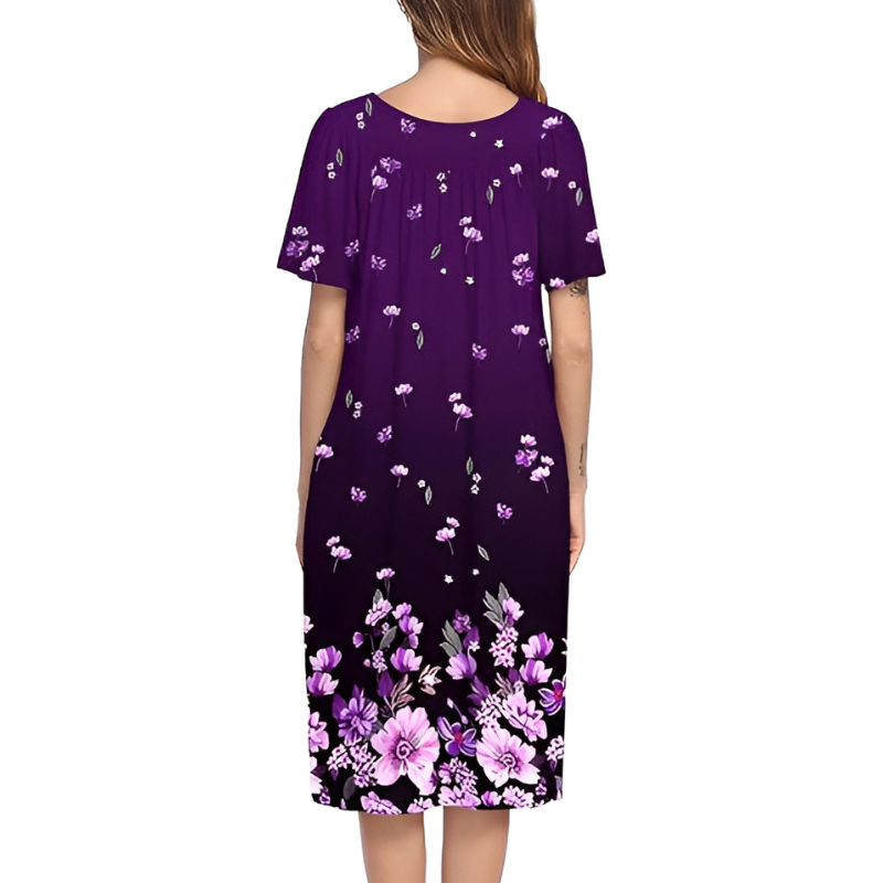 Casual House Dress And Lounge Wear With Pockets For Women