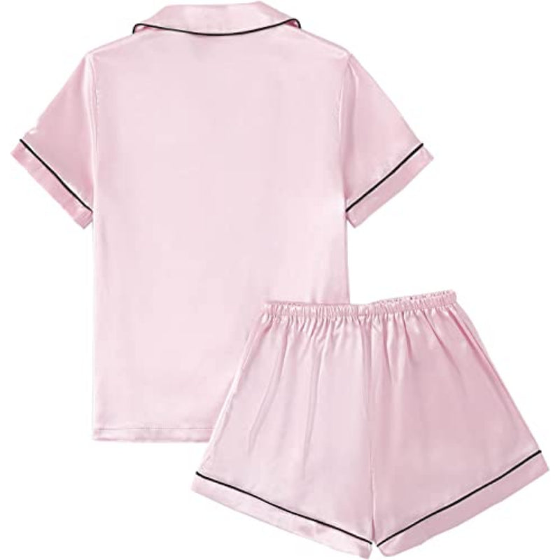 Short Sleeve With Shorts Pajamas SetShort Sleeve With Shorts Pajamas Set - View 8