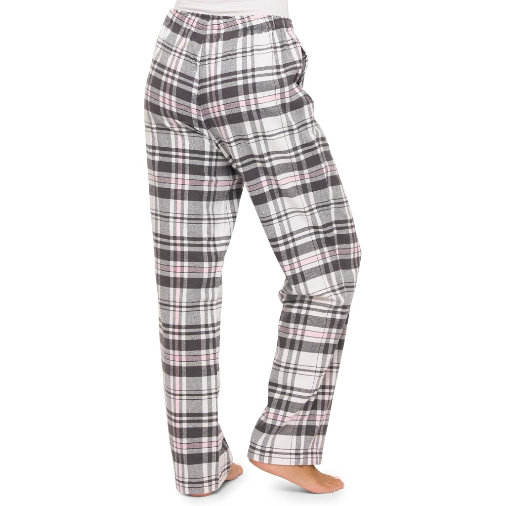 Lounge Pajama Pants With Checkered Pattern For Women