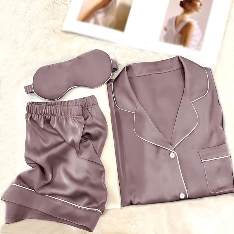 Silky Bridesmaids Pajamas Set For Women