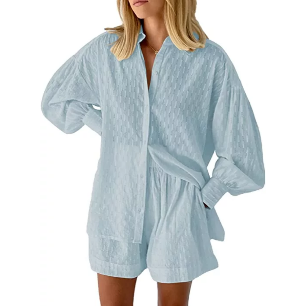 Short Sleeve Summer Pajamas For WomenShort Sleeve Summer Pajamas For Women - View 6