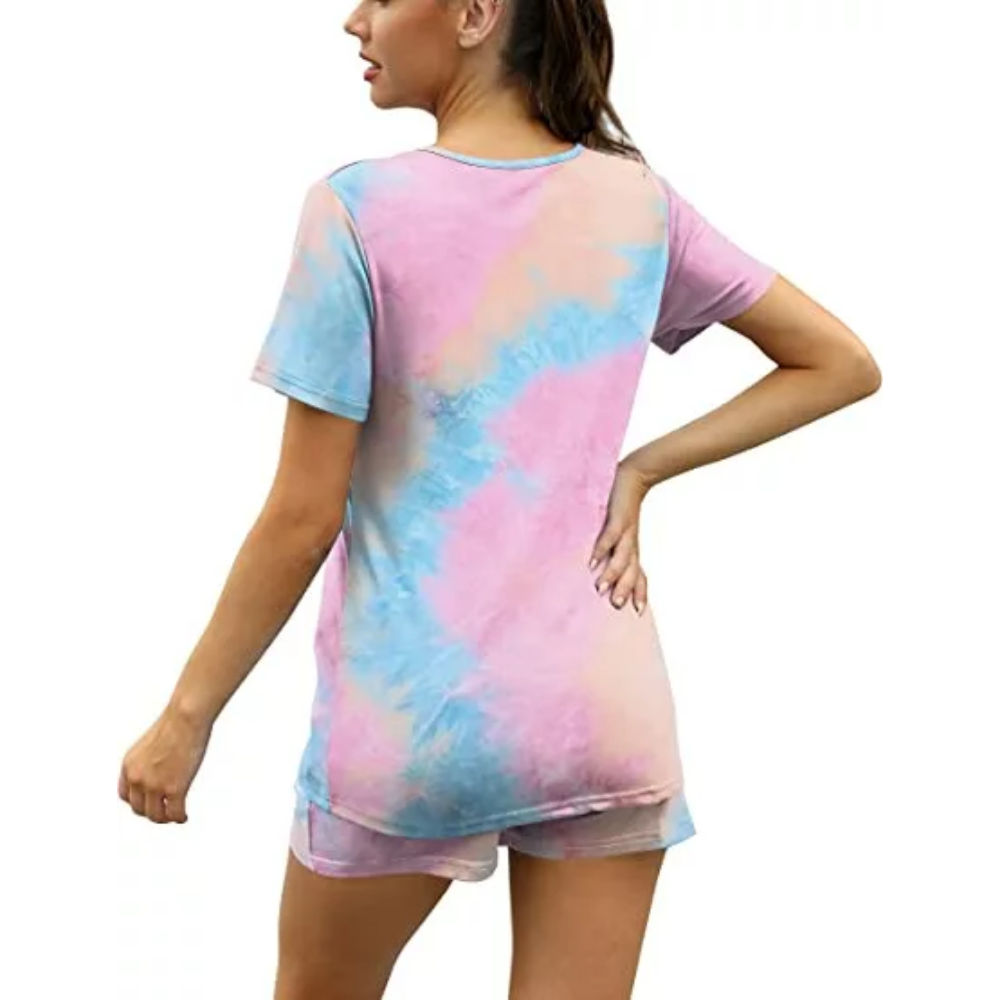 Short Sleeve Pajama Set For WomenShort Sleeve Pajama Set For Women - View 6