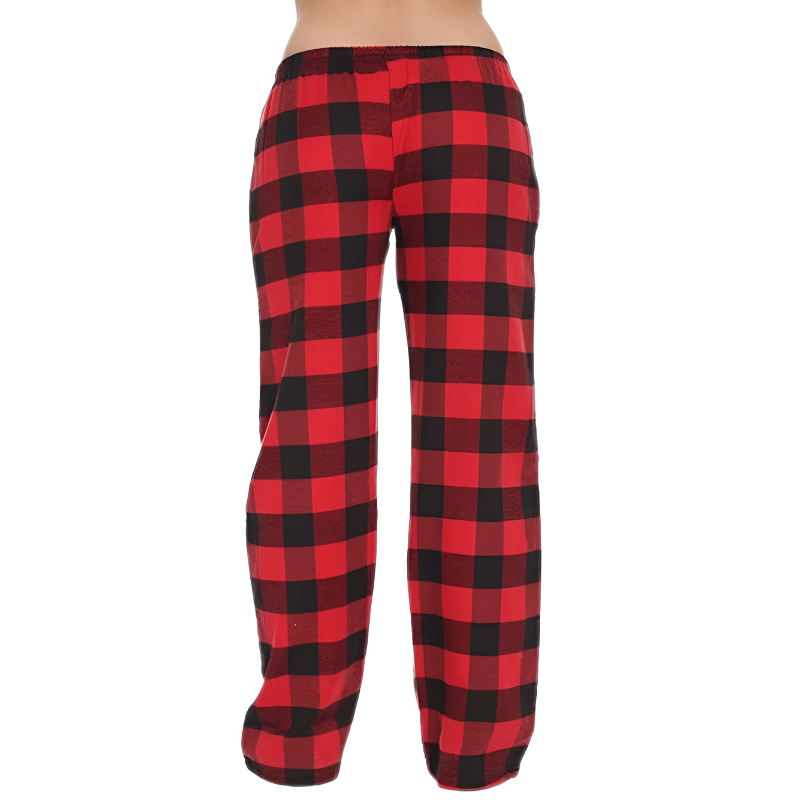 Pajama Pants With Plaid Pattern For Women