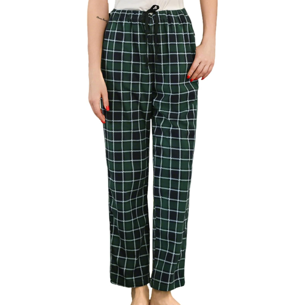 Printed Pajama Pants With Side Pockets