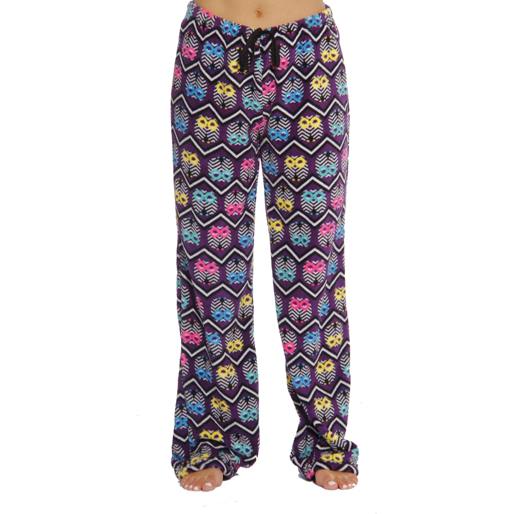 Plush Pajama Pants For Women For Night Wear