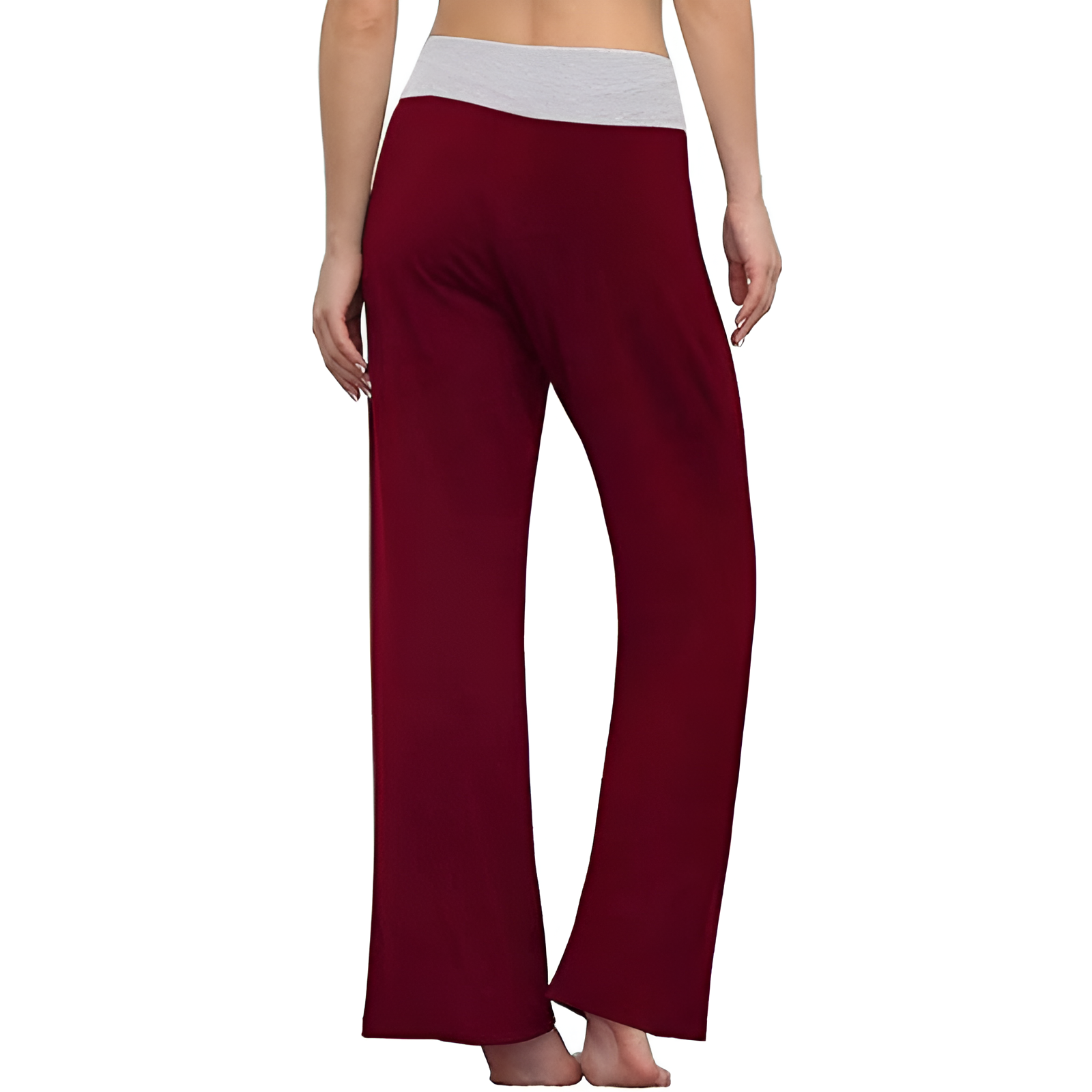 Pajama Pants With Drawstring And Palazzo Fit For Women
