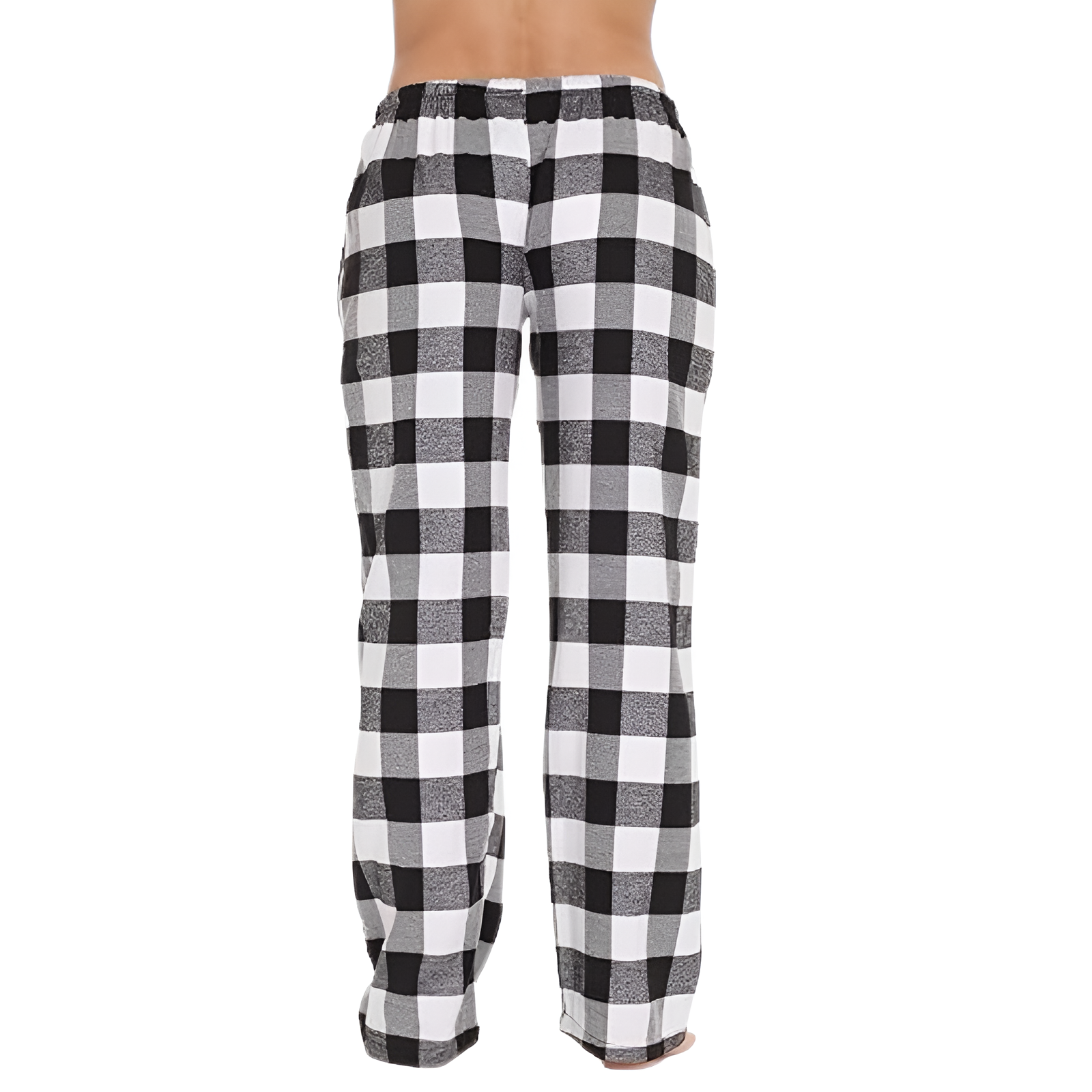 Pajama Pants With Plaid Pattern For Women