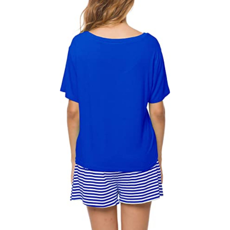 Striped Short Sleeve Women NightwearStriped Short Sleeve Women Nightwear - View 23