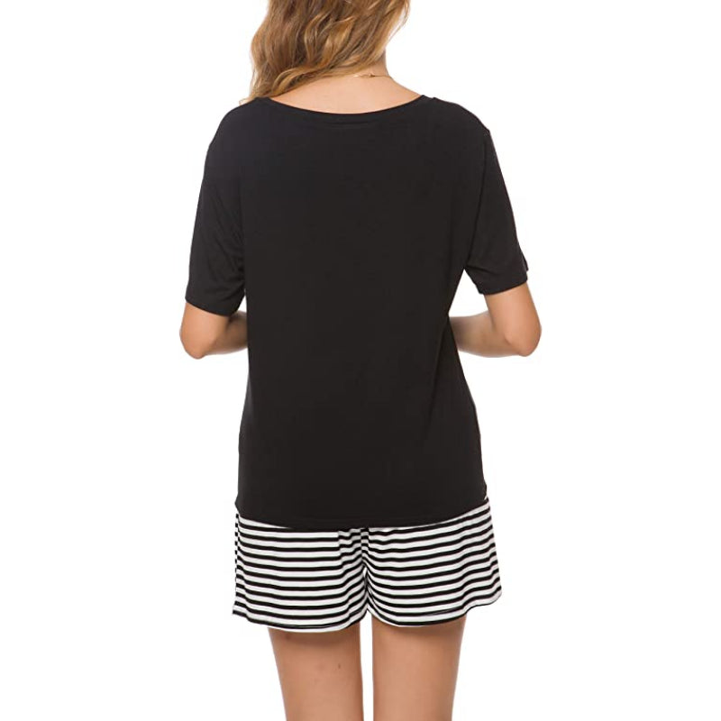 Striped Short Sleeve Women NightwearStriped Short Sleeve Women Nightwear - View 10
