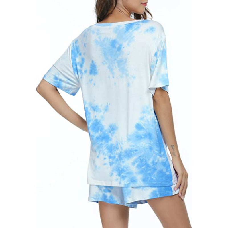 Tie-Dye Short Sleeve Women NightwearTie-Dye Short Sleeve Women Nightwear - View 11
