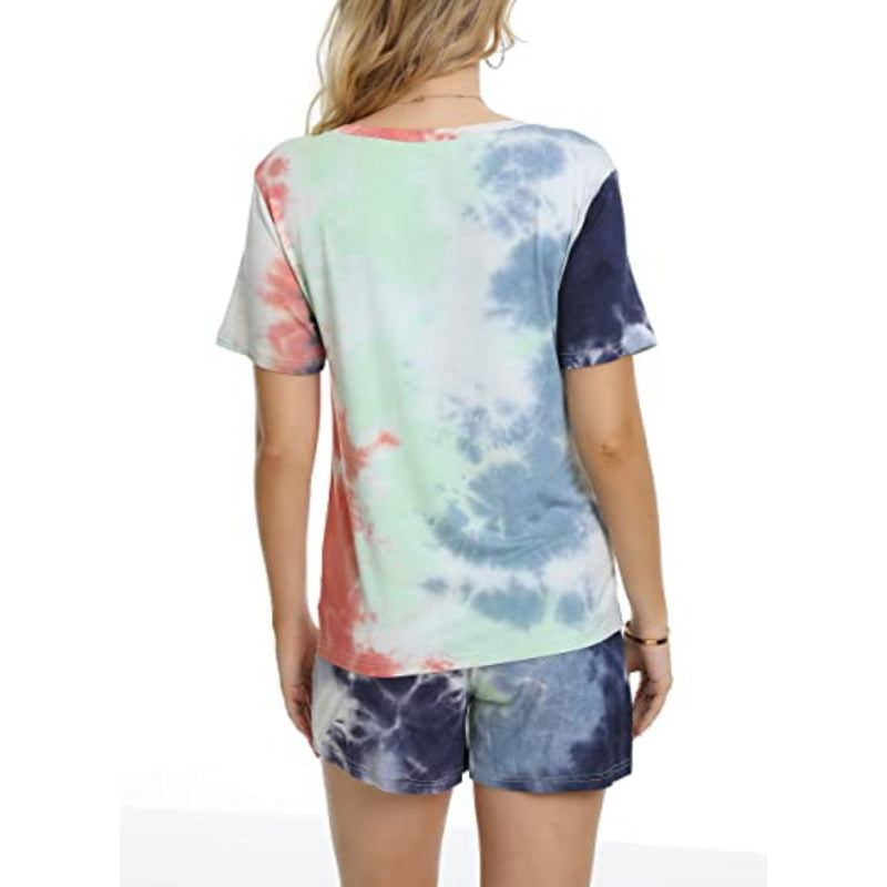 Tie-Dye Short Sleeve Women NightwearTie-Dye Short Sleeve Women Nightwear - View 18