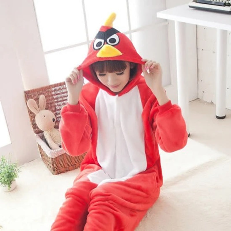 Cozy Animal Themed Christmas Onesies Set