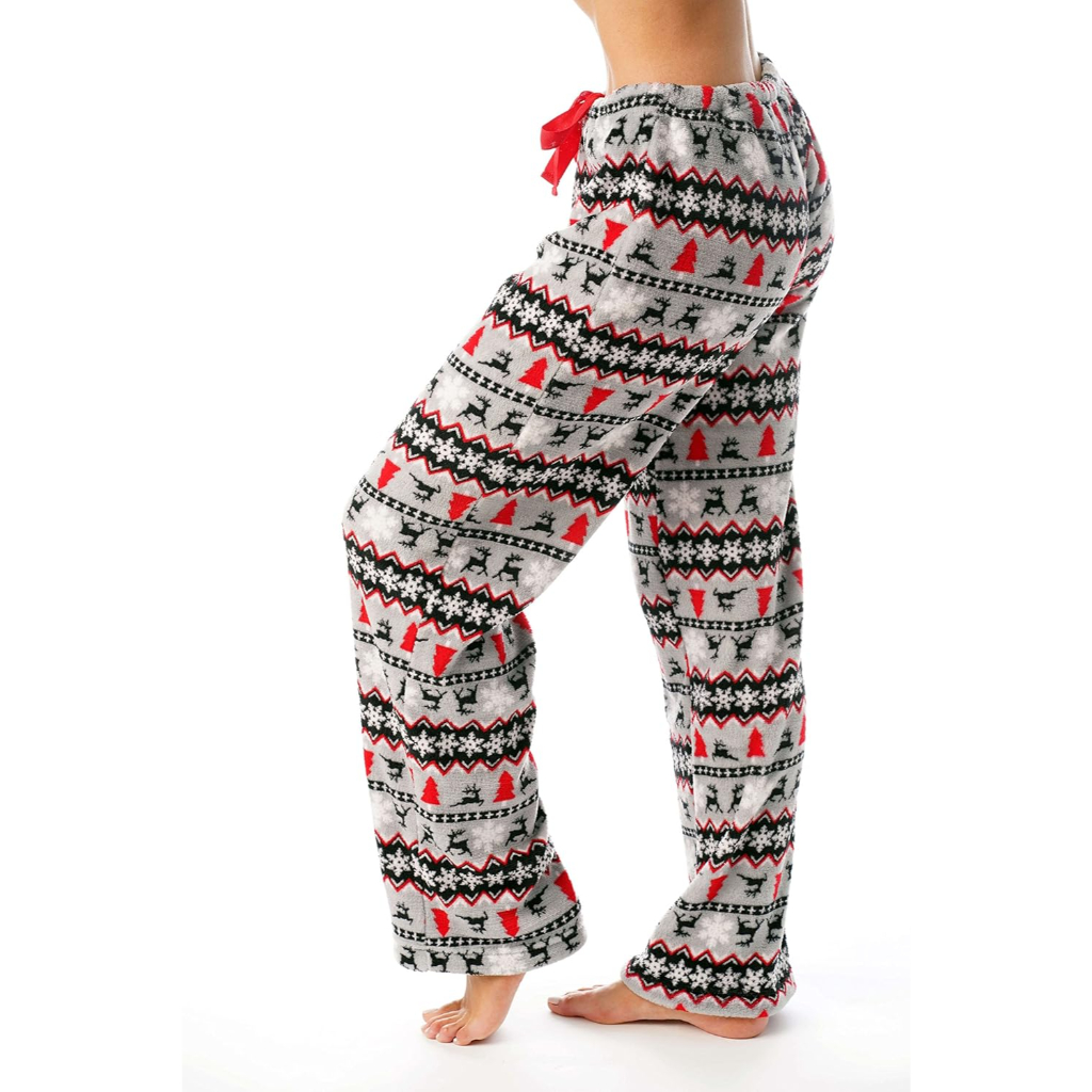 Plush Pajama Pants For Women For Night Wear
