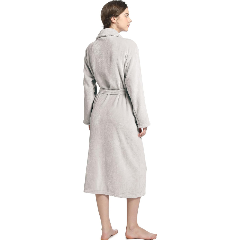 Robes For Women Premium Fleece Womens Robe Cozy Warm Bathrobe
