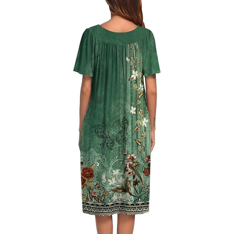 Casual House Dress And Lounge Wear With Pockets For Women