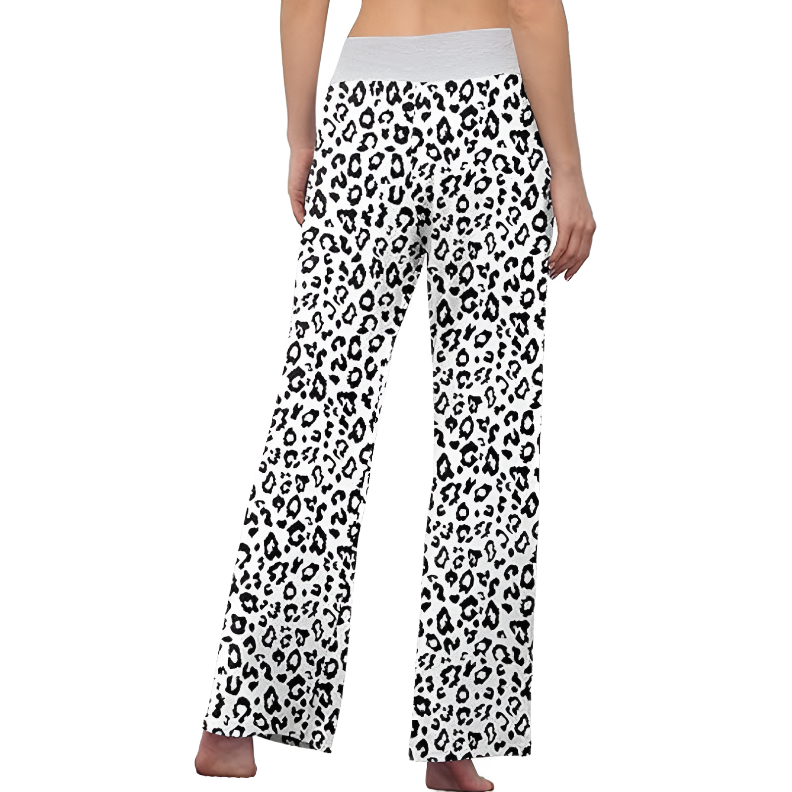 Pajama Pants With Drawstring And Palazzo Fit For Women